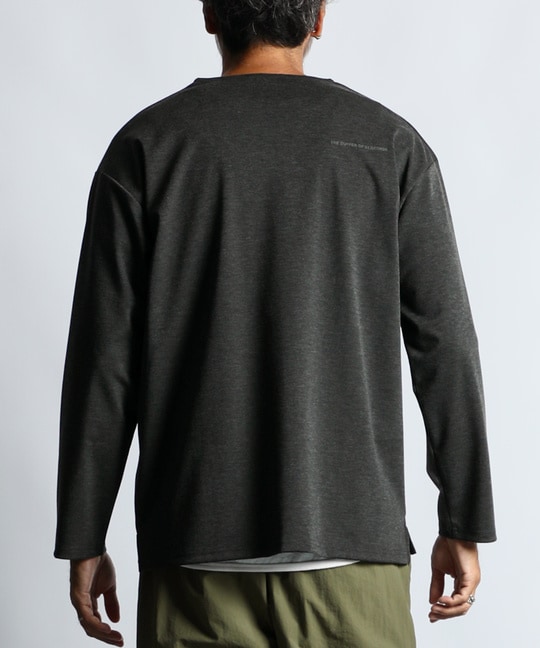 セットアップ キーネックポンチTシャツ