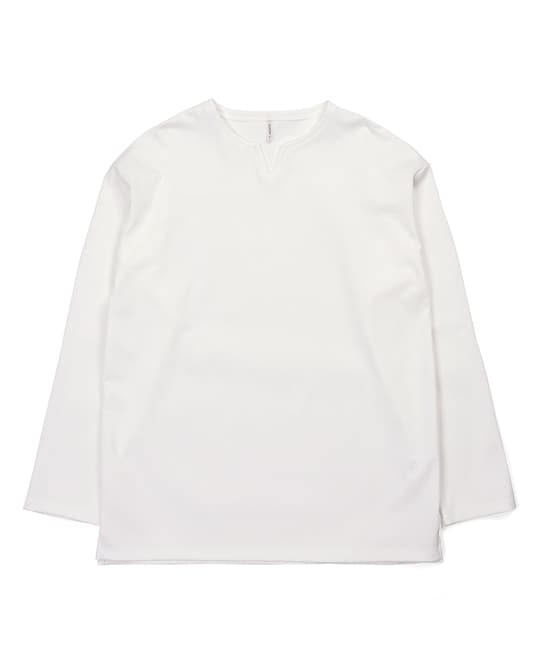 セットアップ キーネックポンチTシャツ