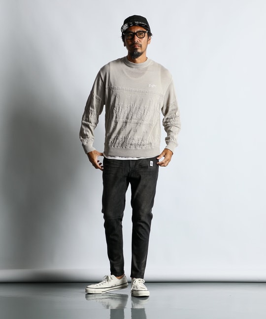 ELEPHANT別注 メッシュクルーニット |The DUFFER of St.GEORGE|Official Web Site|ザ・ダファー・オブ・セントジョージ ELEPHANT別注 メッシュクルーニット |The DUFFER of St.GEORGE|Official Web Site|ザ・ダファー・オブ・セントジョージ