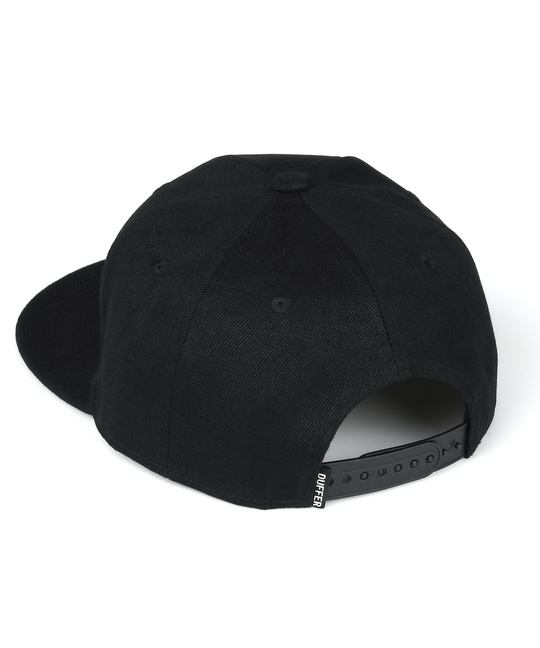福袋セール BLACK LABEL〕：フラットバイザーキャップ ｜The DUFFER of St 野球帽