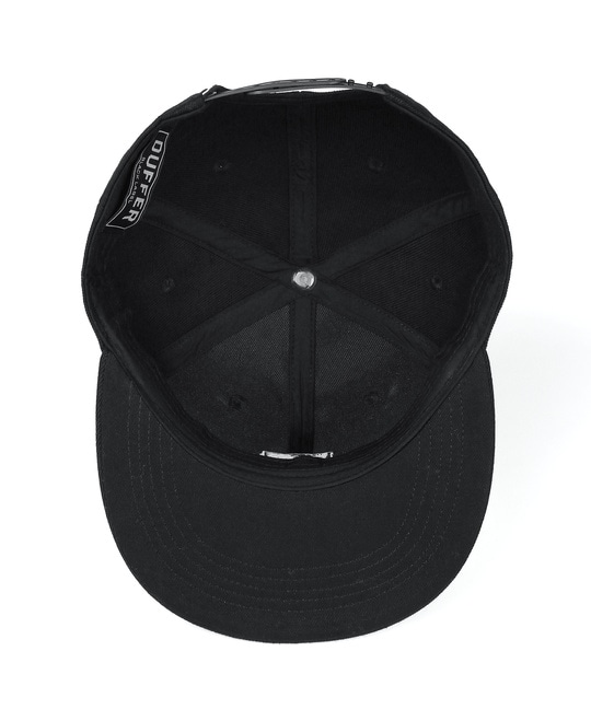 〔BLACK LABEL〕：フラットバイザーキャップ