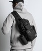 〔BLACK LABEL〕：取り外し可能ポケット ワンショルダーバッグ