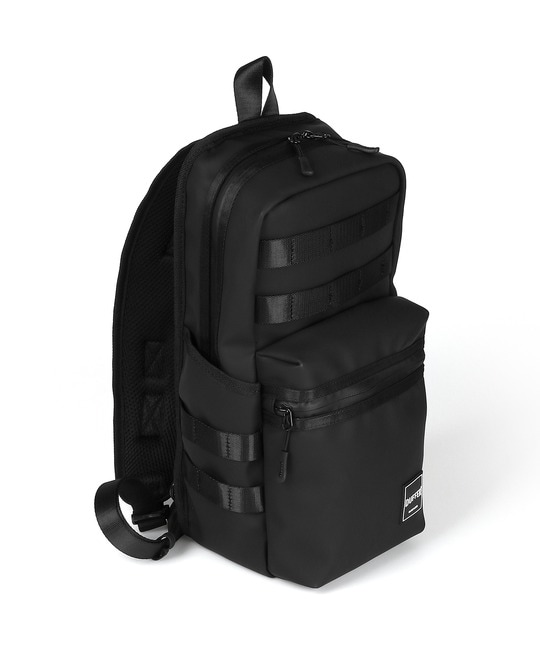 お手軽価格で贈りやすい BLACK LABEL〕：取り外し可能ポケット ワンショルダーバッグ ボディバッグ