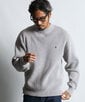 自宅で洗える ウォッシャブルモックネックニット