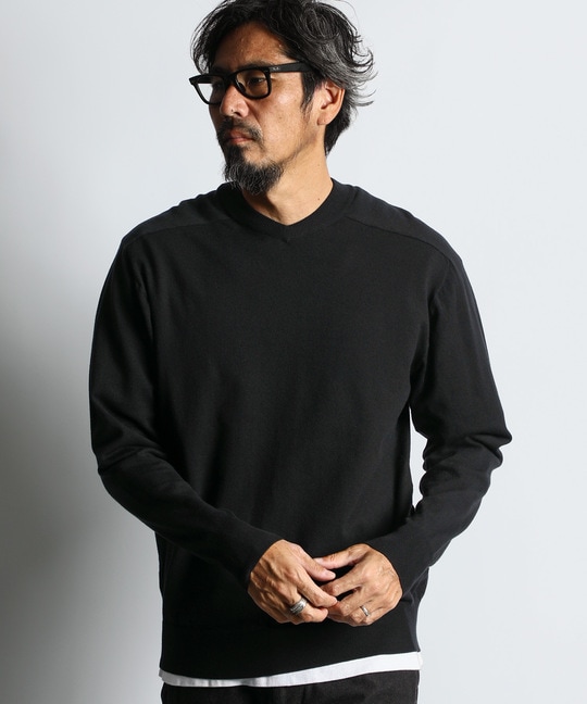 帯電防止・吸湿発熱機能 Vネックニット ｜The DUFFER of St.GEORGE｜Official Web  Site｜ザ・ダファー・オブ・セントジョージ