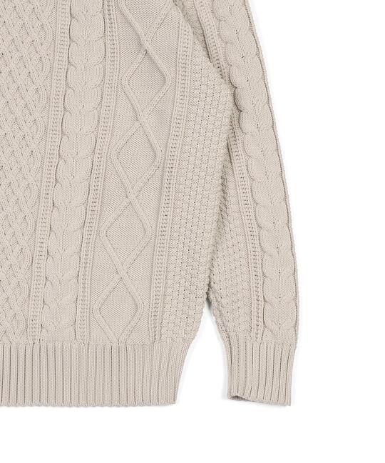自宅で洗える ウォッシャブルケーブルニット ｜The DUFFER of St
