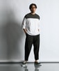 高収縮機能素材「AIR FLEX」7分袖フットボールTシャツ