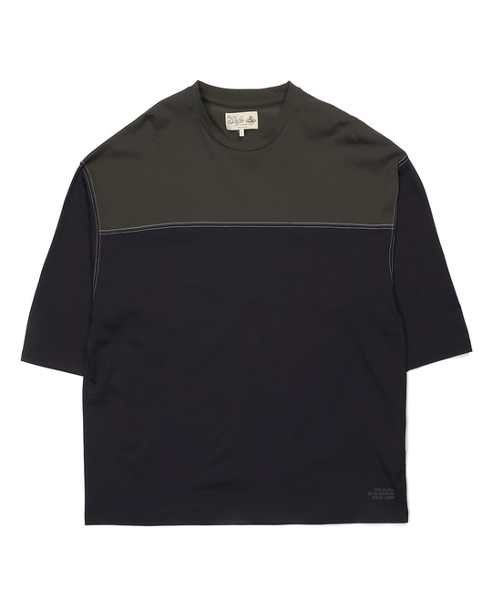 高収縮機能素材「AIR FLEX」7分袖フットボールTシャツ