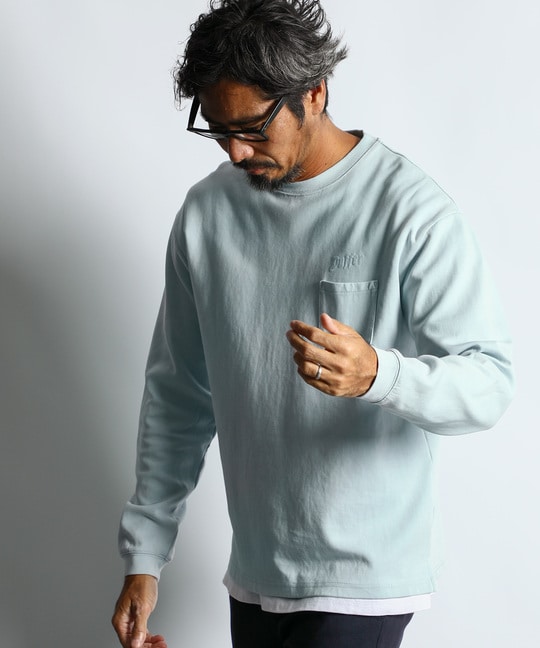 ピグメント加工 ポンチ素材　ロンT