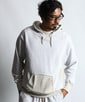 セットアップ 切替デザインスウェットパーカー