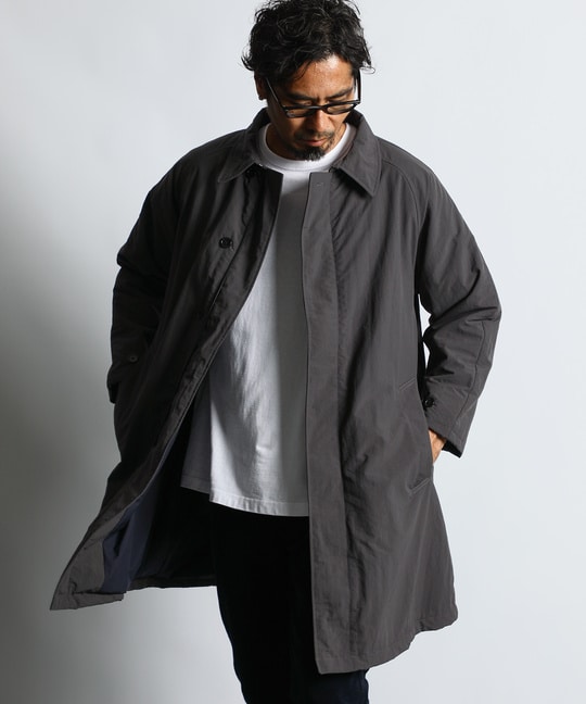 撥水 中綿ステンカラーコート ｜The DUFFER of St.GEORGE｜Official Web Site｜ザ・ダファー・オブ・セントジョージ