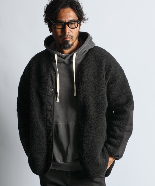 ボアフリース カーディガンカットソーアウター ｜The DUFFER of St.GEORGE｜Official Web Site｜ザ・ダファー・オブ・ セントジョージ