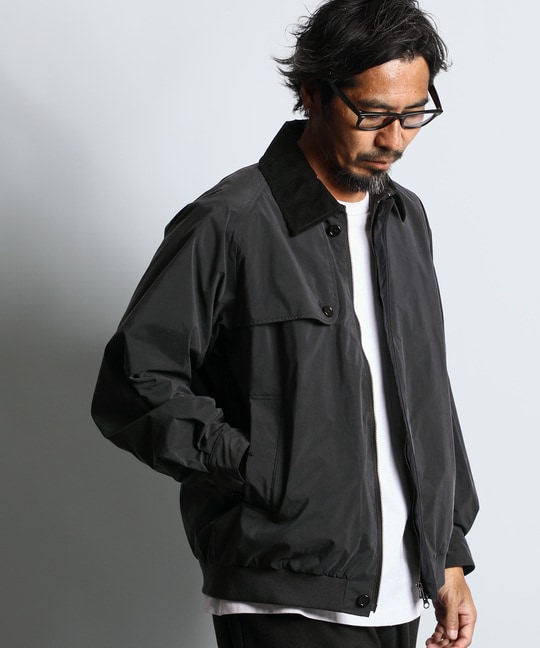 ナイロンリップ ブリティッシュ　ショートジャケット