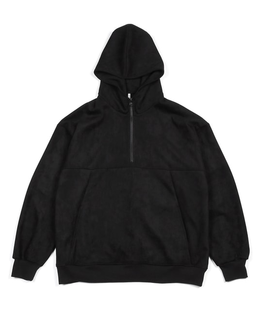 3color 】ファーフードジップアップパーカー ／ fur zipup hoodie