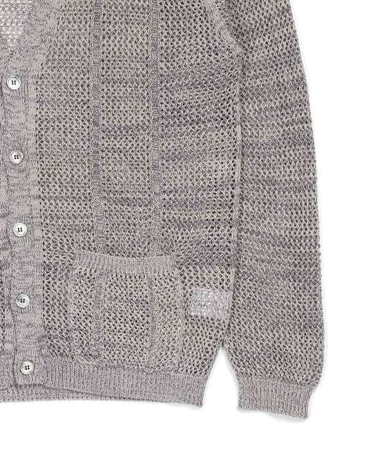 コットン/リネン メッシュニットカーディガン ｜The DUFFER of