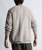 コットン/リネン メッシュニットカーディガン