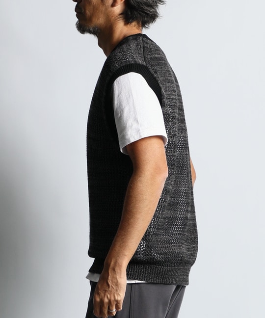コットン/リネン メッシュニットベスト ｜The DUFFER of St.GEORGE｜Official Web  Site｜ザ・ダファー・オブ・セントジョージ