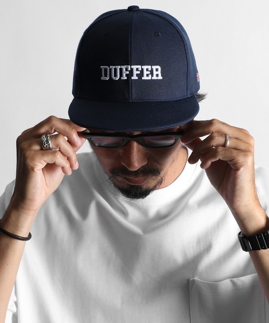 DUFFERオリジナル フラットバイザー　キャップ