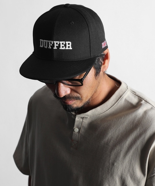 DUFFERオリジナル フラットバイザー　キャップ