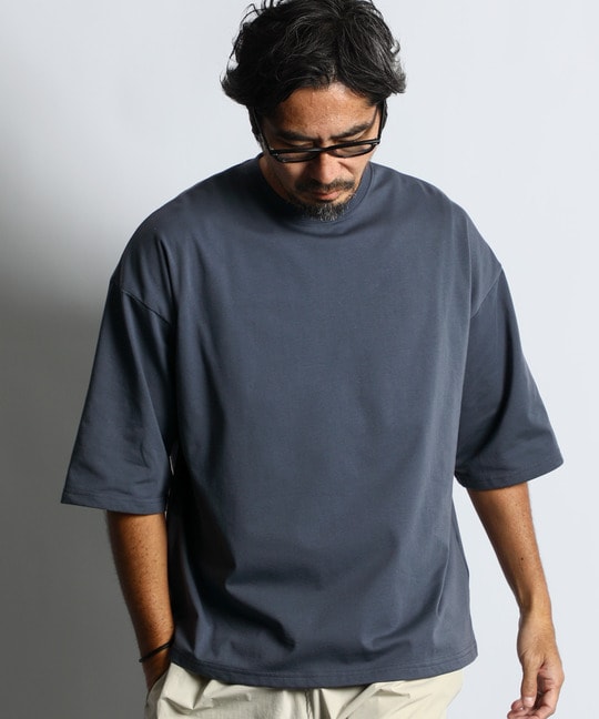 2層構造 吸水速乾クールマックス リラックスフィットTシャツ