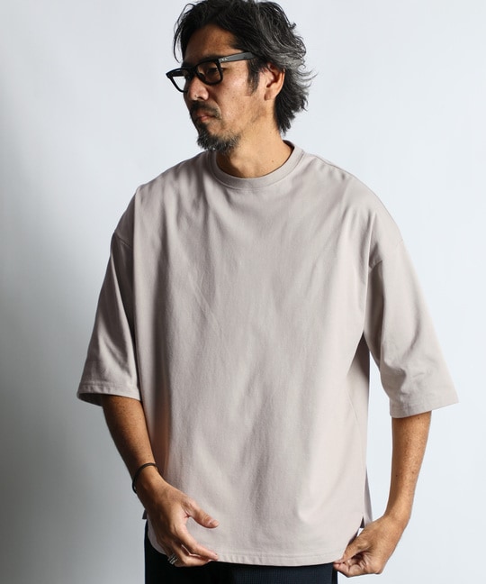 2層構造 吸水速乾クールマックス リラックスフィットTシャツ