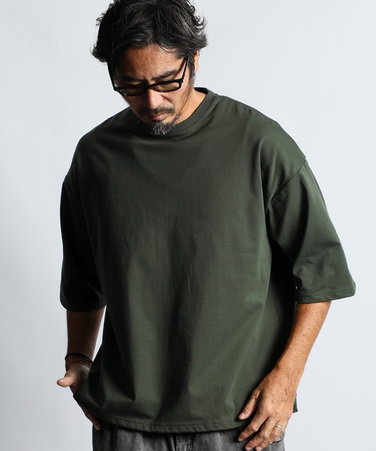 2層構造 吸水速乾クールマックス リラックスフィットTシャツ