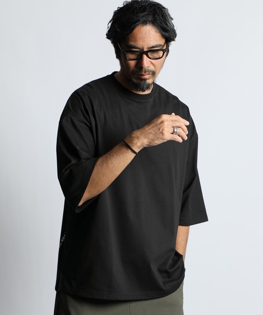 2層構造 吸水速乾クールマックス リラックスフィットTシャツ