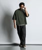 2層構造 吸水速乾クールマックス リラックスフィットヘンリーTシャツ