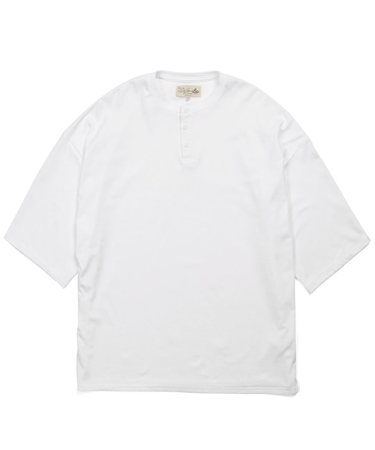 2層構造 吸水速乾クールマックス リラックスフィットヘンリーTシャツ