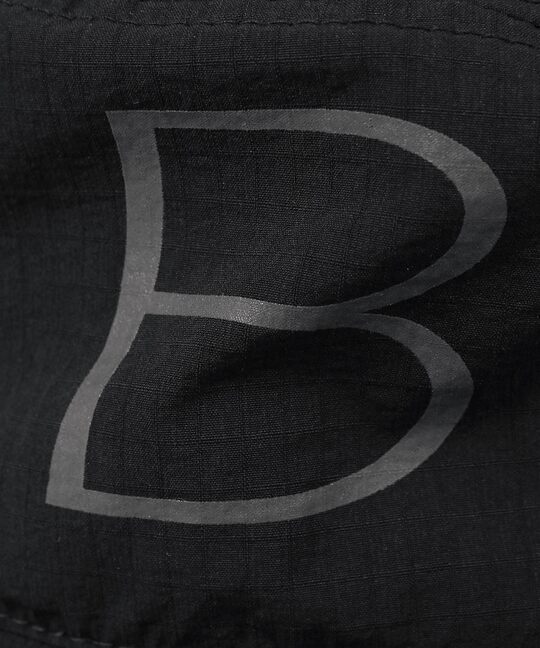 〔BLACK LABEL〕：コーデュラリップバケットハット