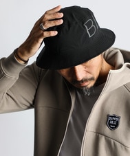 〔BLACK LABEL〕:コーデュラリップバケットハット