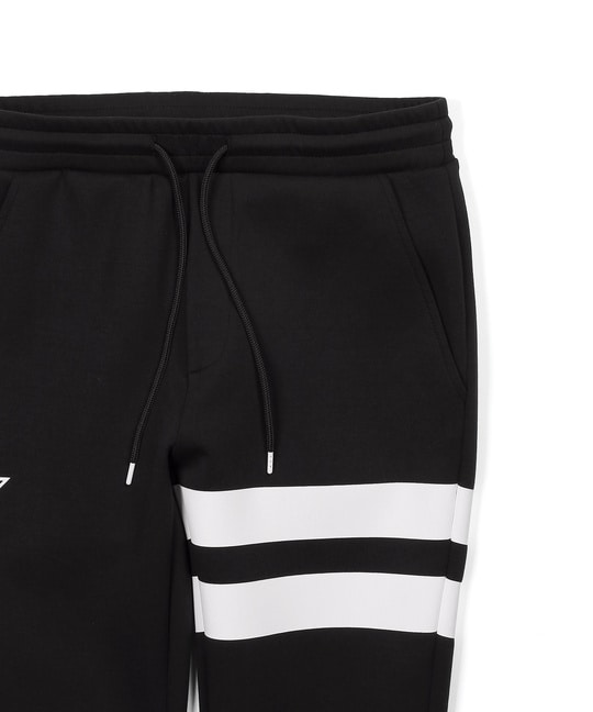 〔BLACK LABEL〕：セットアップ ダンボールニットスリムパンツ