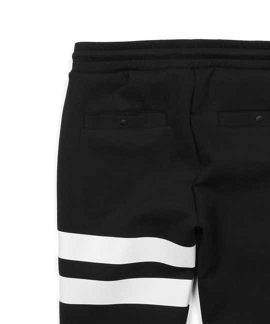 〔BLACK LABEL〕：セットアップ ダンボールニットスリムパンツ