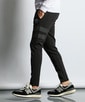 〔BLACK LABEL〕：セットアップ ダンボールニットスリムパンツ