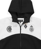 〔BLACK LABEL〕：セットアップ ダンボールニットジップパーカー