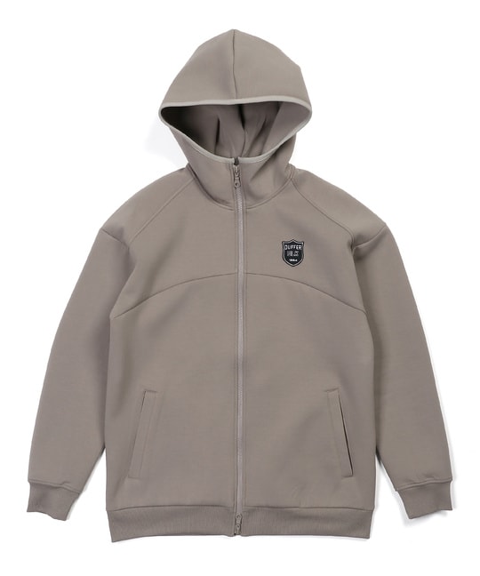 〔BLACK LABEL〕：セットアップ ダンボールニットジップパーカー