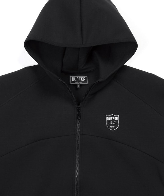 〔BLACK LABEL〕：セットアップ ダンボールニットジップパーカー