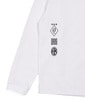 〔BLACK LABEL〕：ポンチ素材 スリーエンブレムロンT