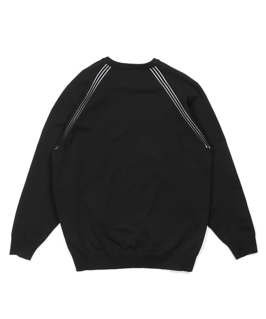 〔BLACK LABEL〕：ドライタッチ ウォッシャブルテックニット