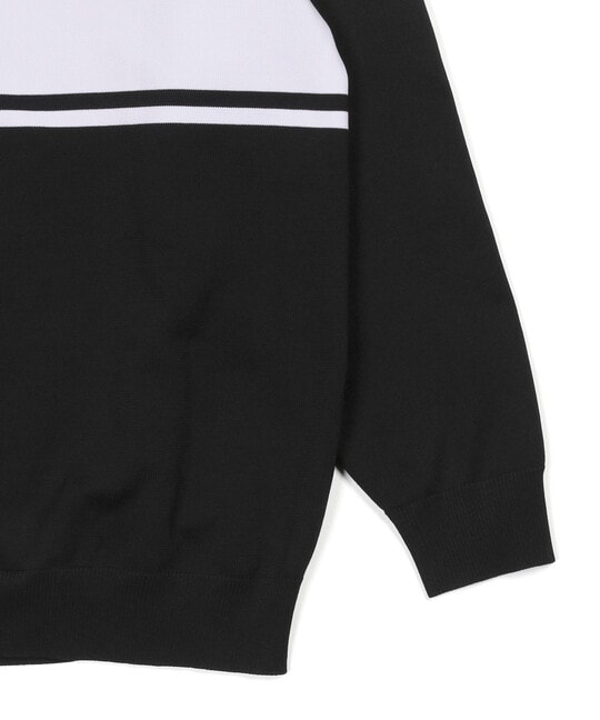〔BLACK LABEL〕：ドライタッチ ウォッシャブルテックニット