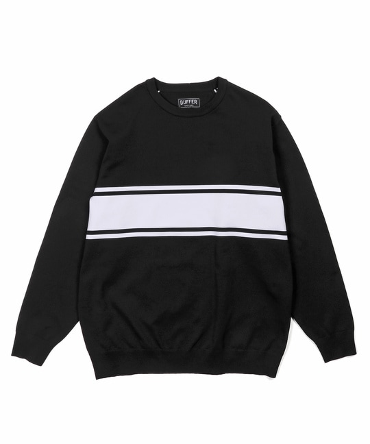 〔BLACK LABEL〕：ドライタッチ ウォッシャブルテックニット