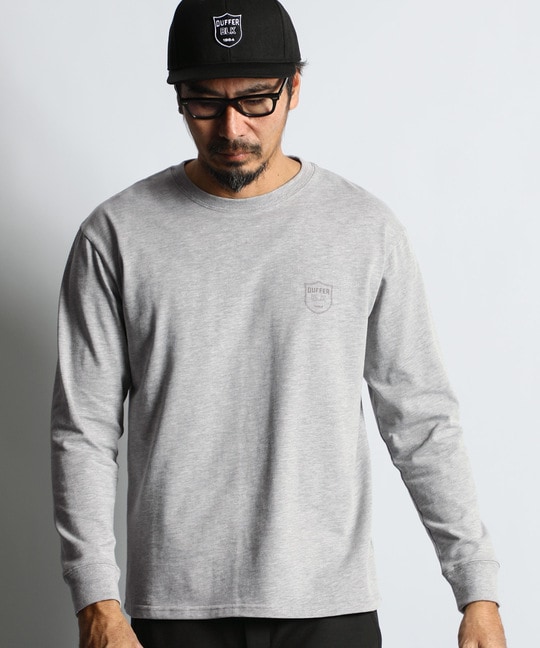 〔BLACK LABEL〕：速乾 バックラインロングスリーブTシャツ