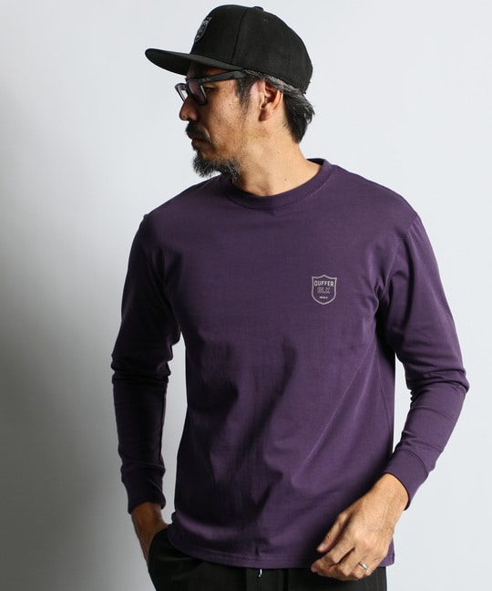 〔BLACK LABEL〕：速乾 バックラインロングスリーブTシャツ