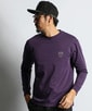 〔BLACK LABEL〕：速乾 バックラインロングスリーブTシャツ