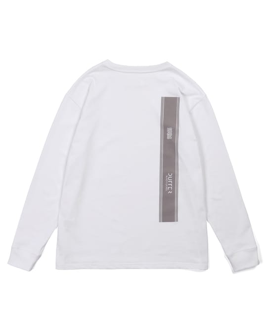 〔BLACK LABEL〕：速乾 バックラインロングスリーブTシャツ