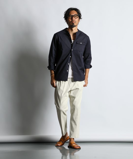 麻混 クールマックスノーカラーシャツ ｜The DUFFER of St