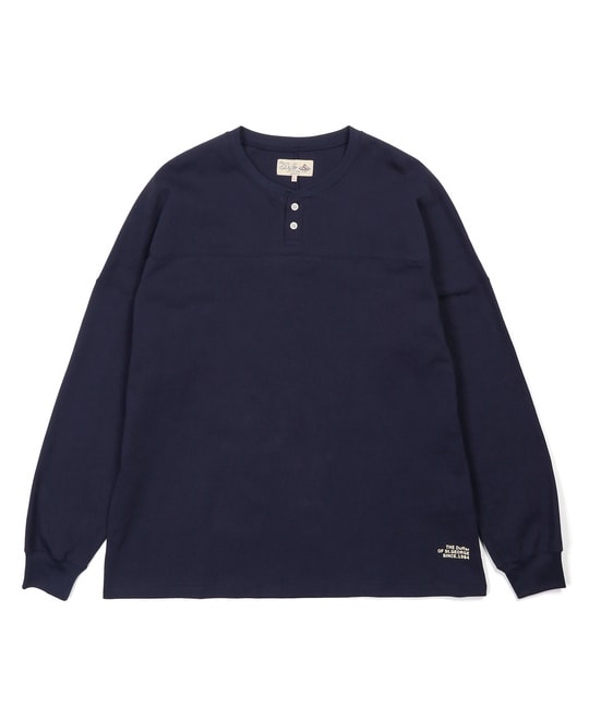 ヘンリーネック クラシック フットボールロンTEE
