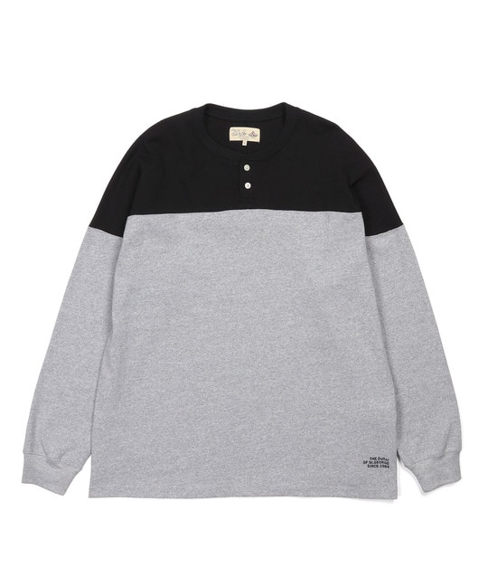 ヘンリーネック クラシック フットボールロンTEE
