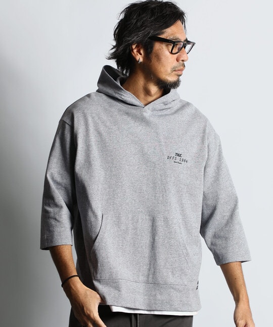 7分袖 クラシック　カレッジパーカー