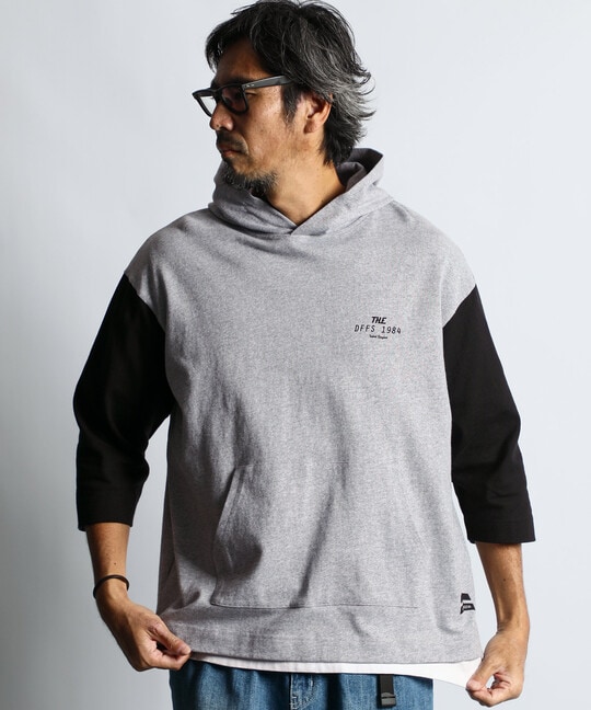 7分袖 クラシック　カレッジパーカー